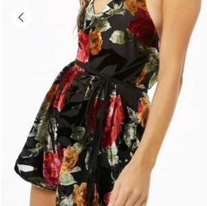 MNI LOS ANGELES velvet romper Medium